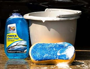 Rain-X 620073 - Car Wash Deep Cleaning, High Foam Soap Provides Spot Free Shine with No Towel Or Hand Drying Needed - Car soap for car cleaning and detailing 48 fl oz