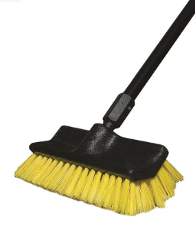 Rubbermaid Bi-level Floor Scrub Brush, 10 Inch Synthetic Fibers -- 18877091 / 1880164