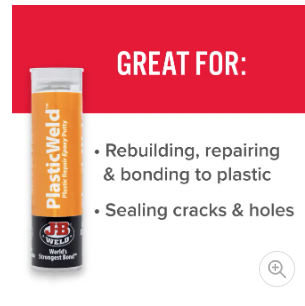 J-B Weld PlasticWeld™ Epoxy Putty - 2 oz