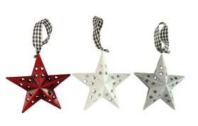 Sheerlund Products 6″ Metal Star Ornament