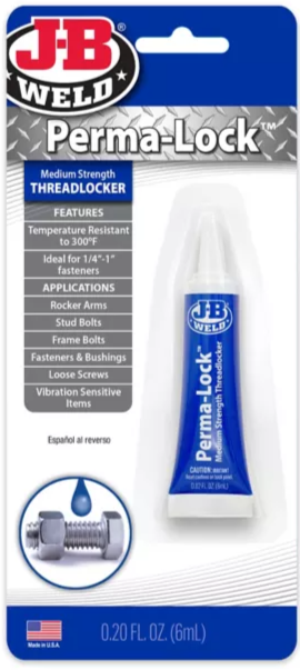 J-B Weld 6 mL Perma-Lock Blue Thread Locker