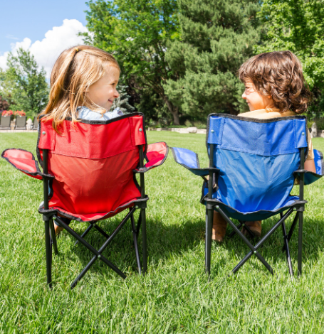 Pacific Play Tents Ruby Red Super Chairs (Folding) KIDS -- 56131