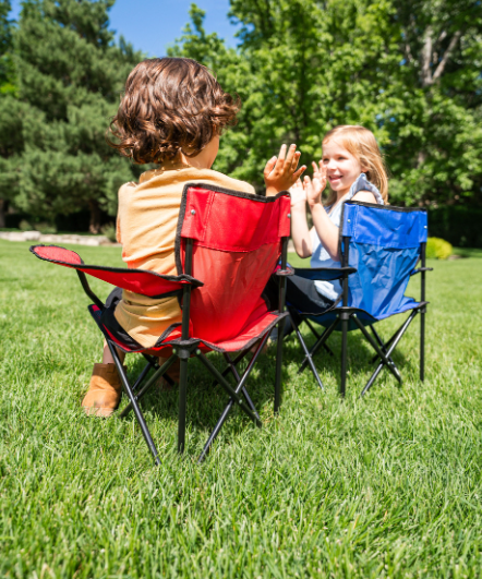 Pacific Play Tents Ruby Red Super Chairs (Folding) KIDS -- 56131
