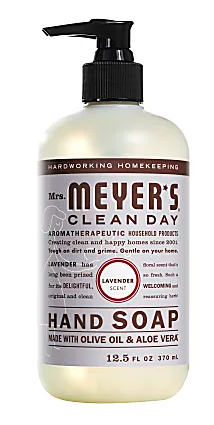 Mrs. Meyer's Clean Day Liquid Hand Soap, Lavender Scent, 12.5 Oz Bottle