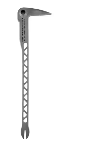 Stiletto 12 in. Titanium Clawbar Nail Puller with Dimpler -- TICLW12