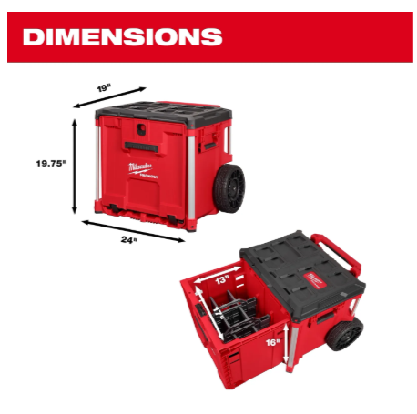 Milwaukee PACKOUT™ Rolling Drawer Tool Box -- 48-22-8420