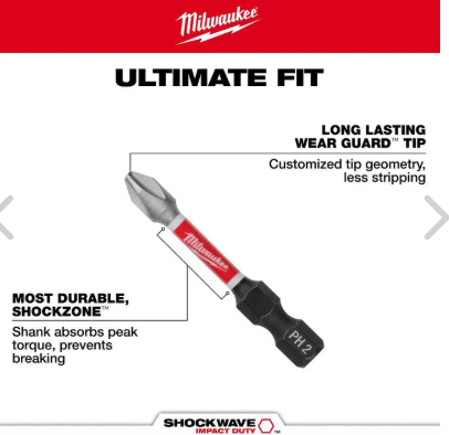 Milwaukee SHOCKWAVE Impact Duty Driver Bit Set 54pc -- 48-32-4010