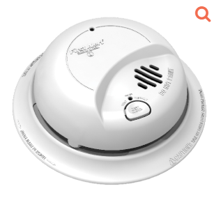 BRK 9120 Smoke Alarm, 120 VAC, Dual Chamber Ionization Sensor, 10 ft Detection, 2 s Response, 85 dB, White