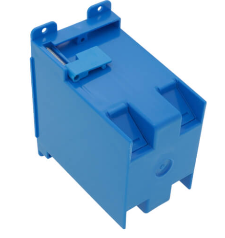 Carlon 20 Cubic Inch 1-Gang PVC Old Work Outlet Box w/ Mounting Ears & Swing Bracket