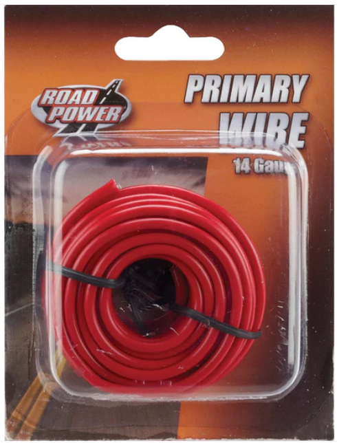 Coleman Cable Road Power 17 ft. Red 14 Gauge PVC-Coated Primary Wire