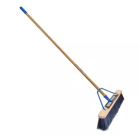 Quickie Jobsite 24in Push Broom -- 869HDSU/TRI