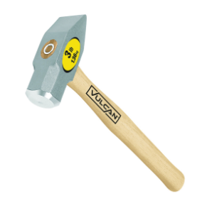 Vulcan 34516 Hammer, 3 lb Head, Cross Pein Head, Steel Head