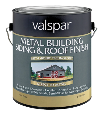 Valspar - 1Gallon - Metal Roof Siding Finish - Direct to Metal