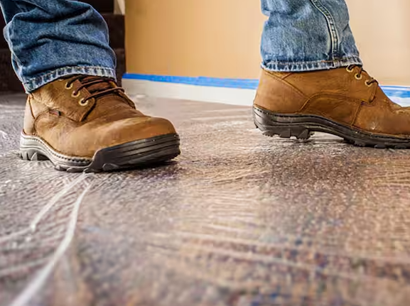 SURFACE SHIELDS Carpet Protection, 24 In W x 200 Ft L, 2.5 mil Thick Film, Clear, Adhesive Backed