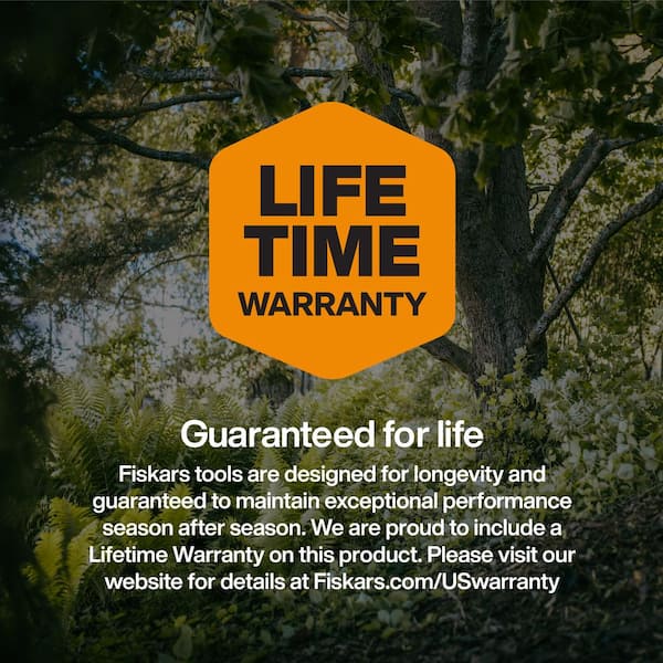 Fiskars 396680-1001 Digging Shovel, 8.63 in W Blade, Steel Blade, Black Blade, Steel Handle, Straight Handle