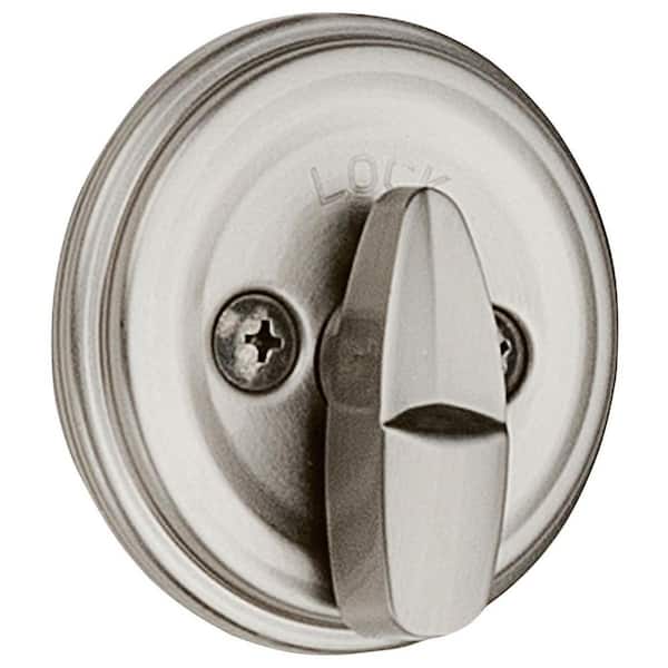 Kwikset Satin Nickel Single Cylinder Deadbolt