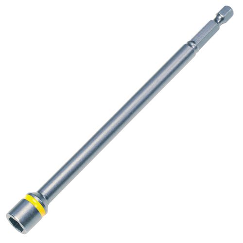 Malco 5/16" Extra Long Spring Loaded Magnetic HEX Driver, 6" Shaft