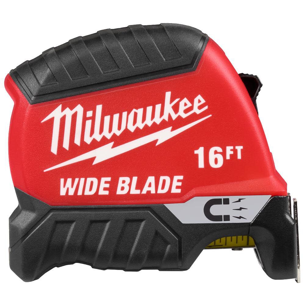 Milwaukee 16 Ft. Wide Blade Magnetic Tape Measure -- 48-22-1216M
