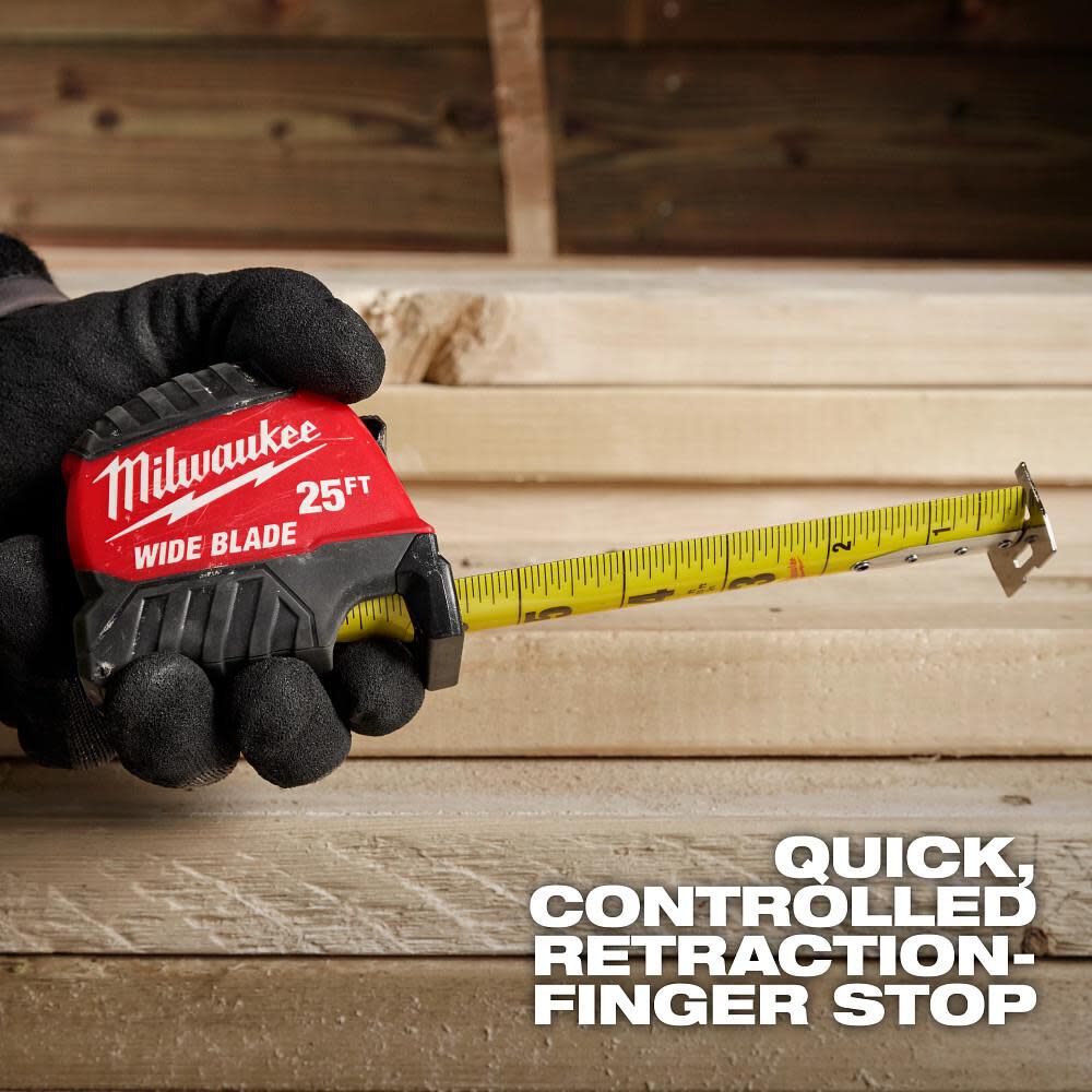 Milwaukee 16 Ft. Wide Blade Tape Measure -- 48-22-1216