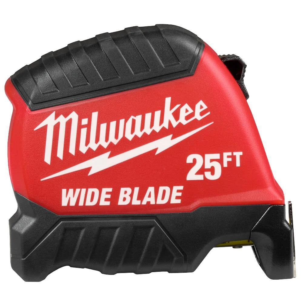 Milwaukee 25 Ft. Wide Blade Tape Measure -- 48-22-1225
