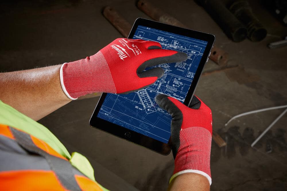 Milwaukee Cut Level 1 Nitrile Dipped Gloves XXL - 48-22-8904