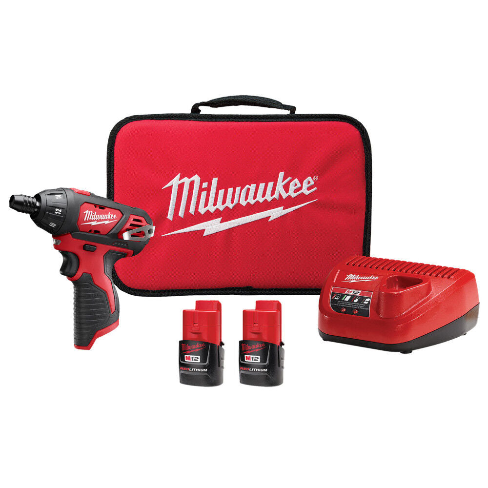Milwaukee M12 1/4 in. Hex Screwdriver -- 2401-22