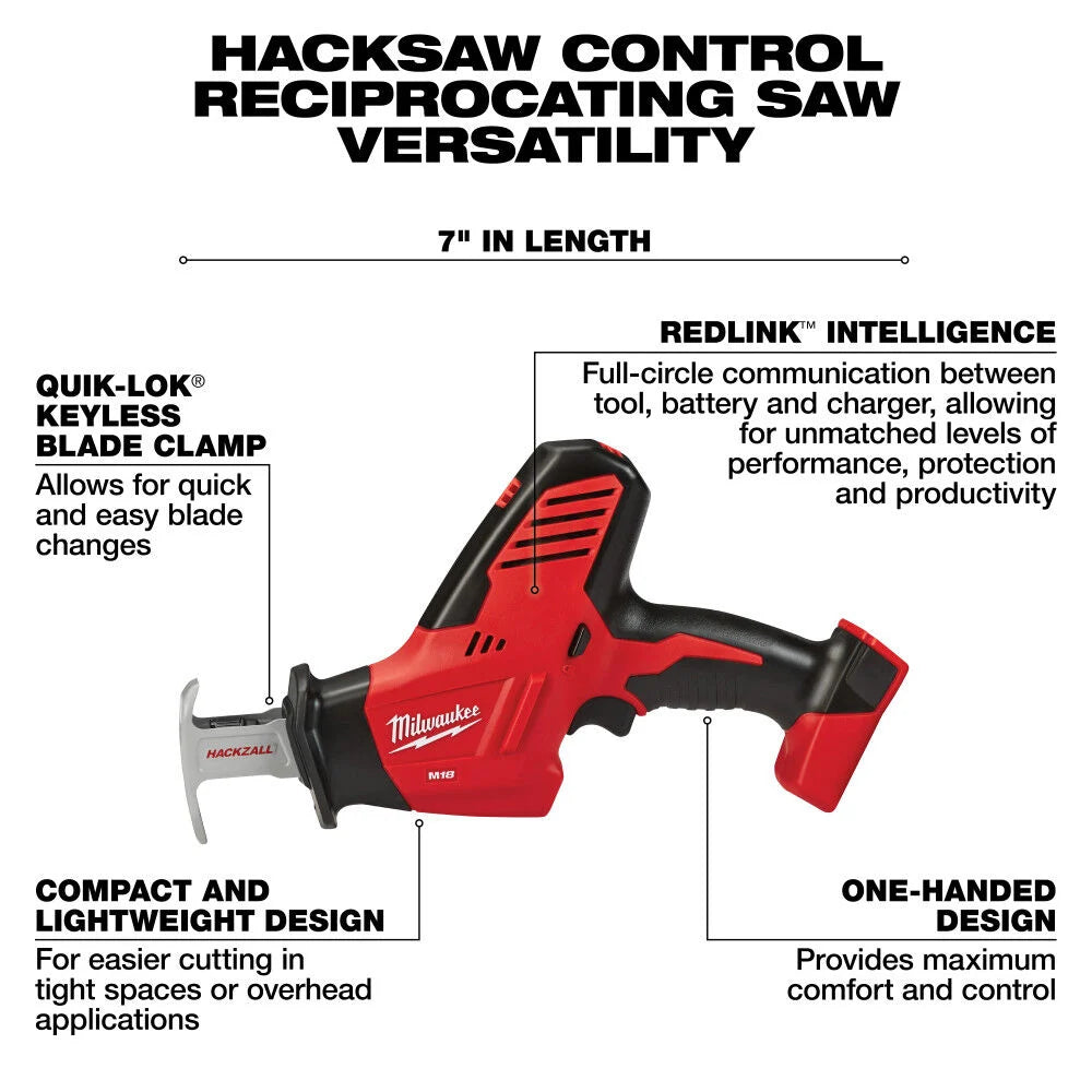 Milwaukee M18 4-Piece Combo Kit -- 2695-24