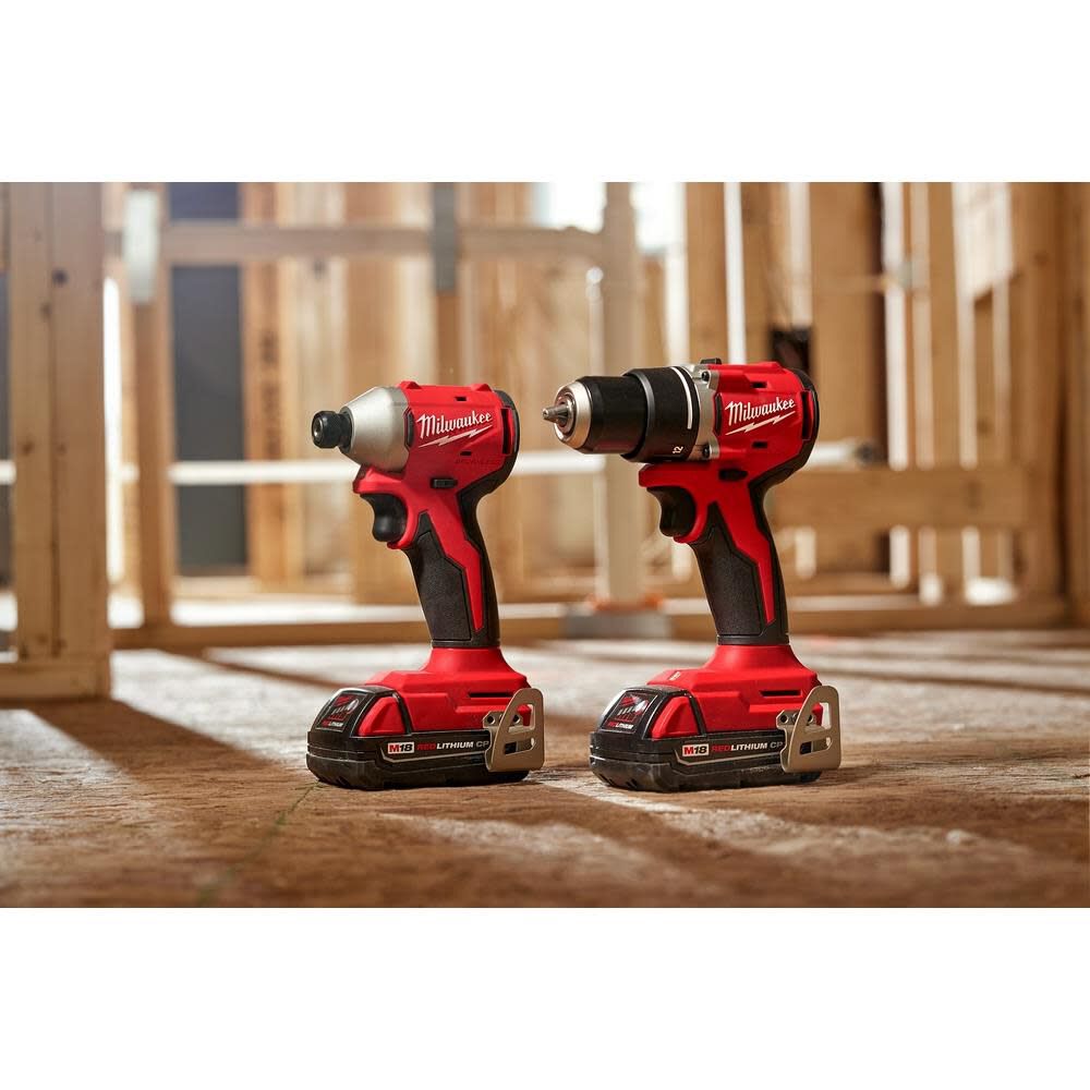 Milwaukee M18 Compact 2-Tool Combo Kit -- 3692-22CT