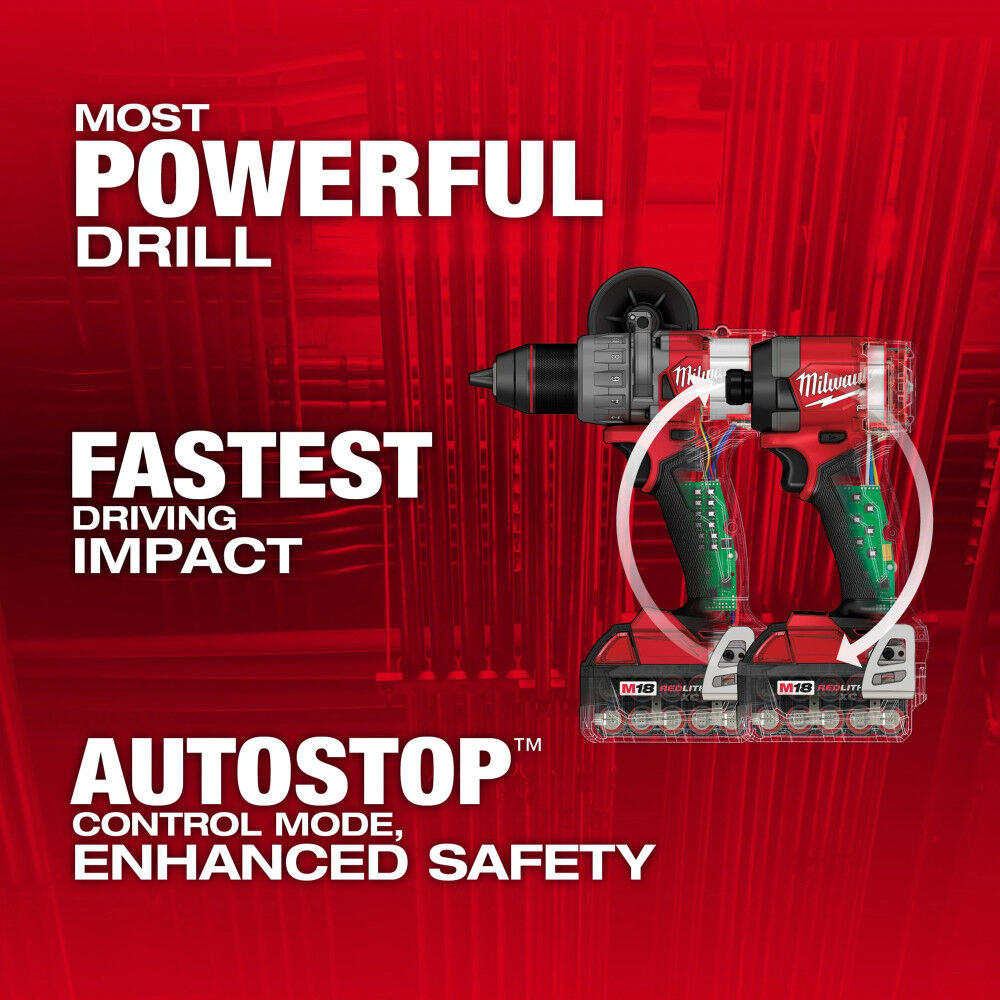 Milwaukee M18 FUEL 5 Tool Combo Kit -- 3697-25