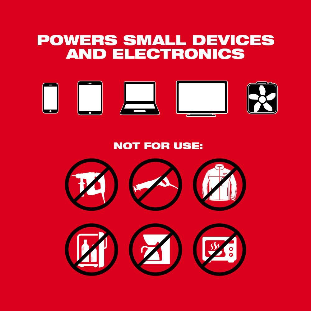 Milwaukee M18 TOP-OFF 175W Portable Power Supply Inverter -- 2846-20