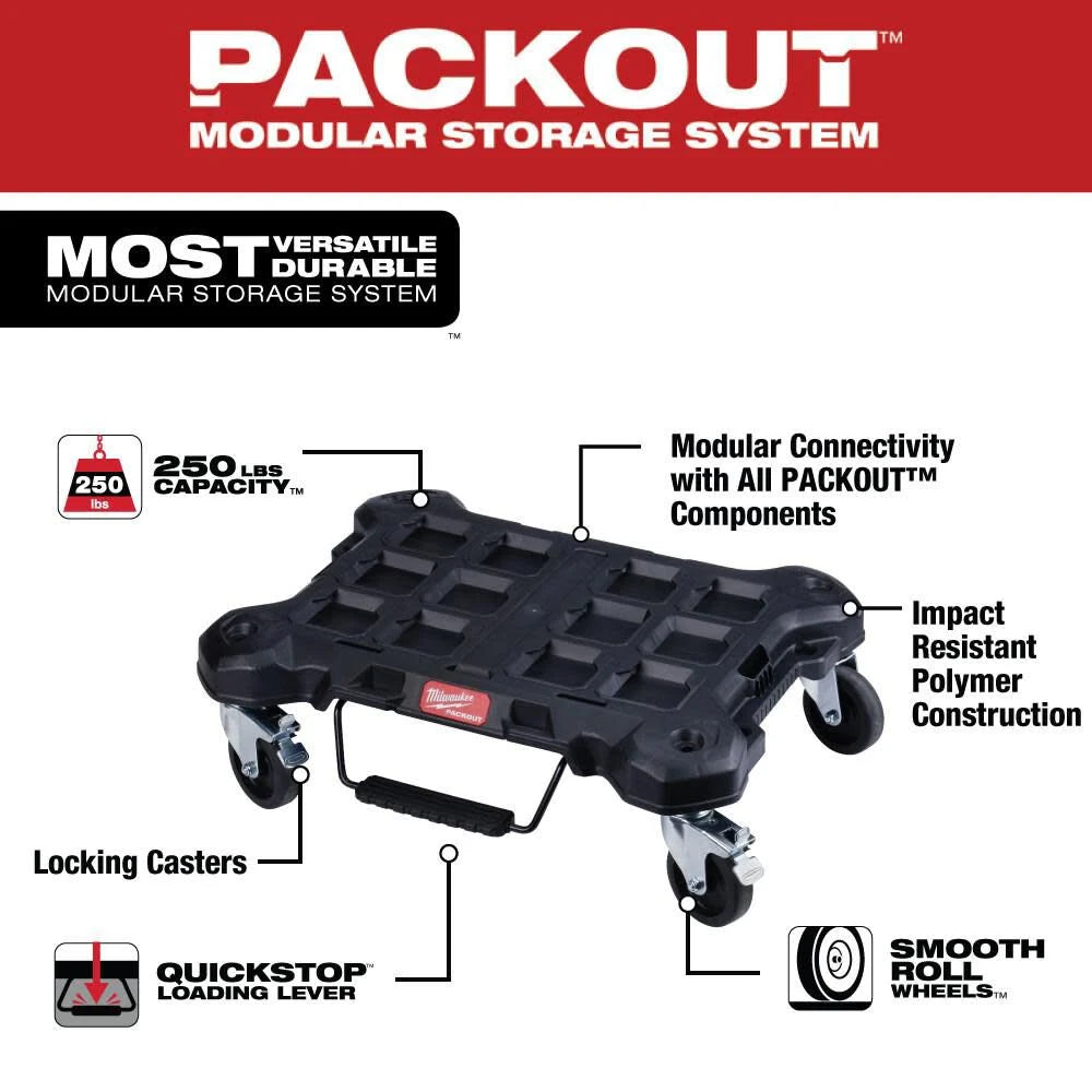 Milwaukee PACKOUT Dolly -- 48-22-8410