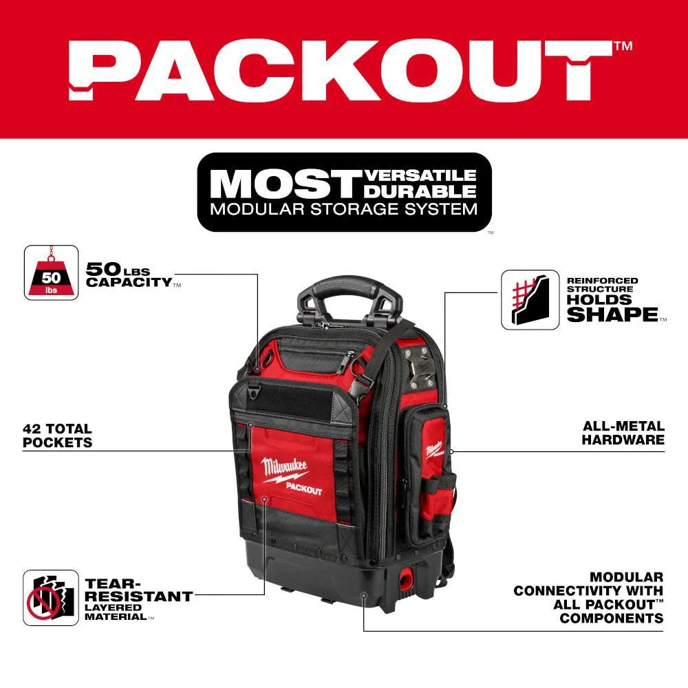 Milwaukee PACKOUT Structured Backpack - 48-22-8303