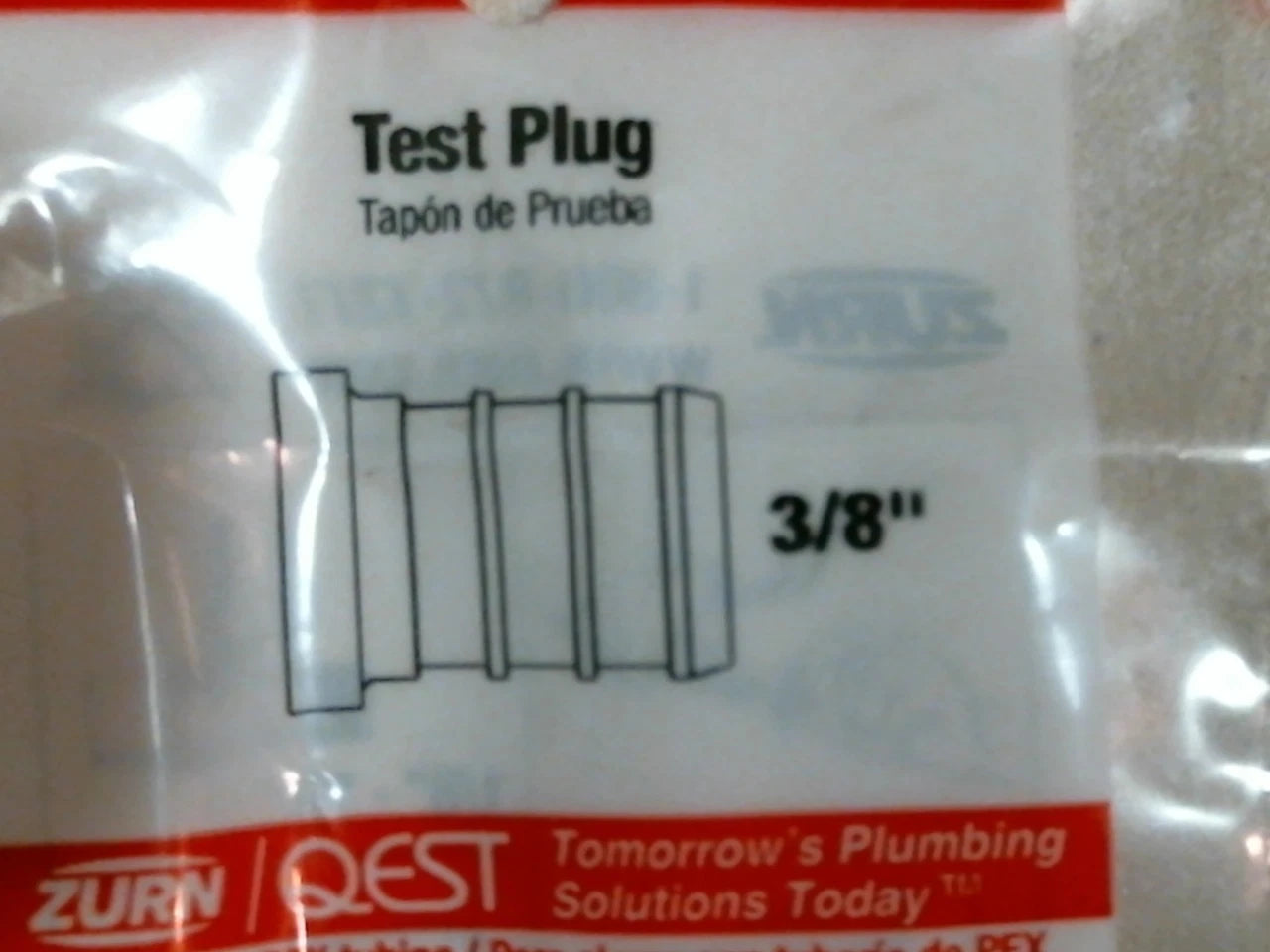 Zurn / Qest Test Plug 3/8"