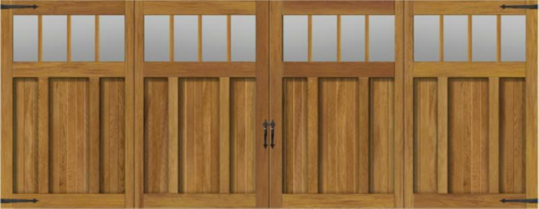 CHI 18’x7’ 5732 Insulated, Cedar, Regular Headroom -- Door #156