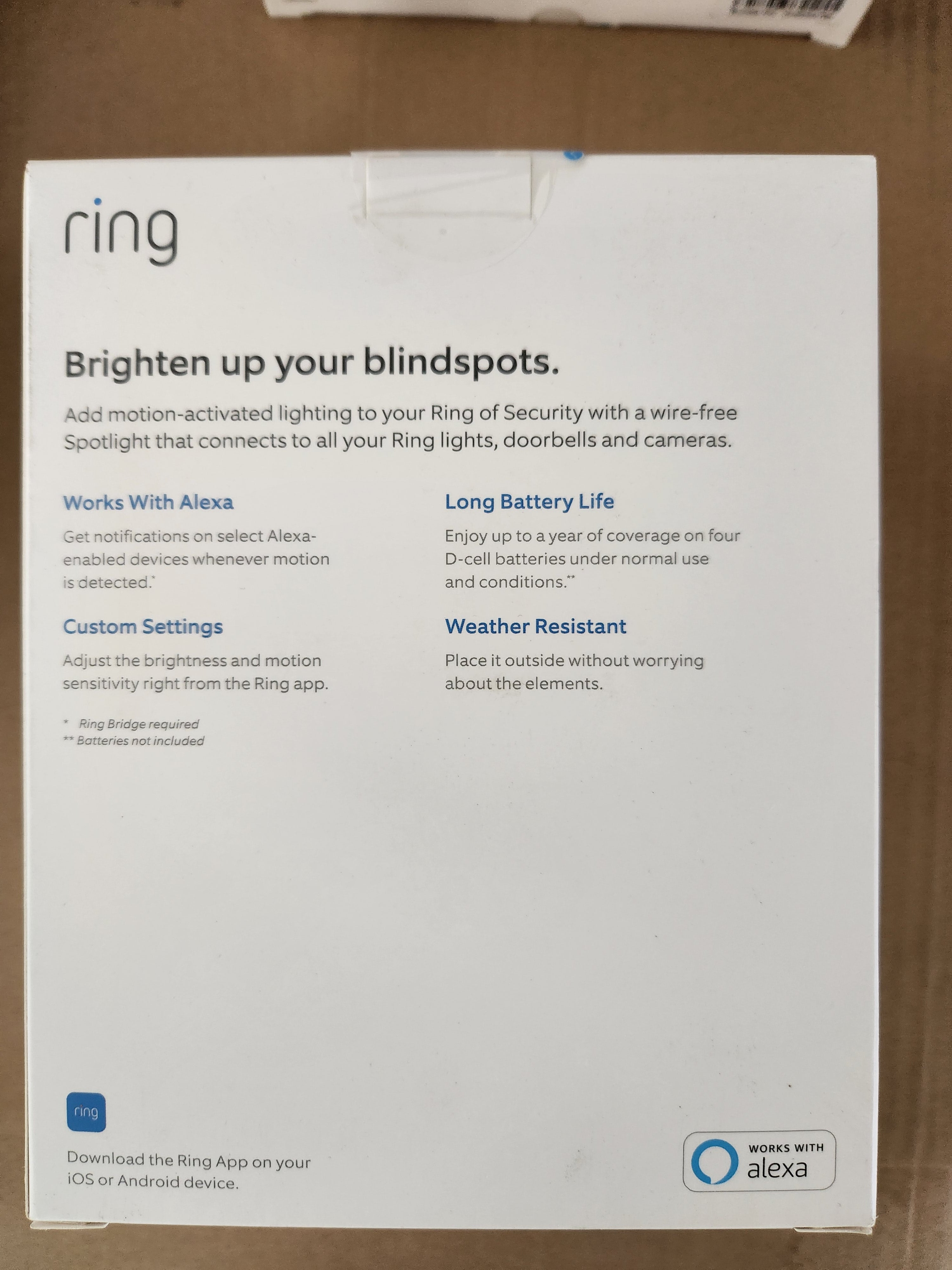 Ring Smart Lighting SPOTLIGHT (BLACK)