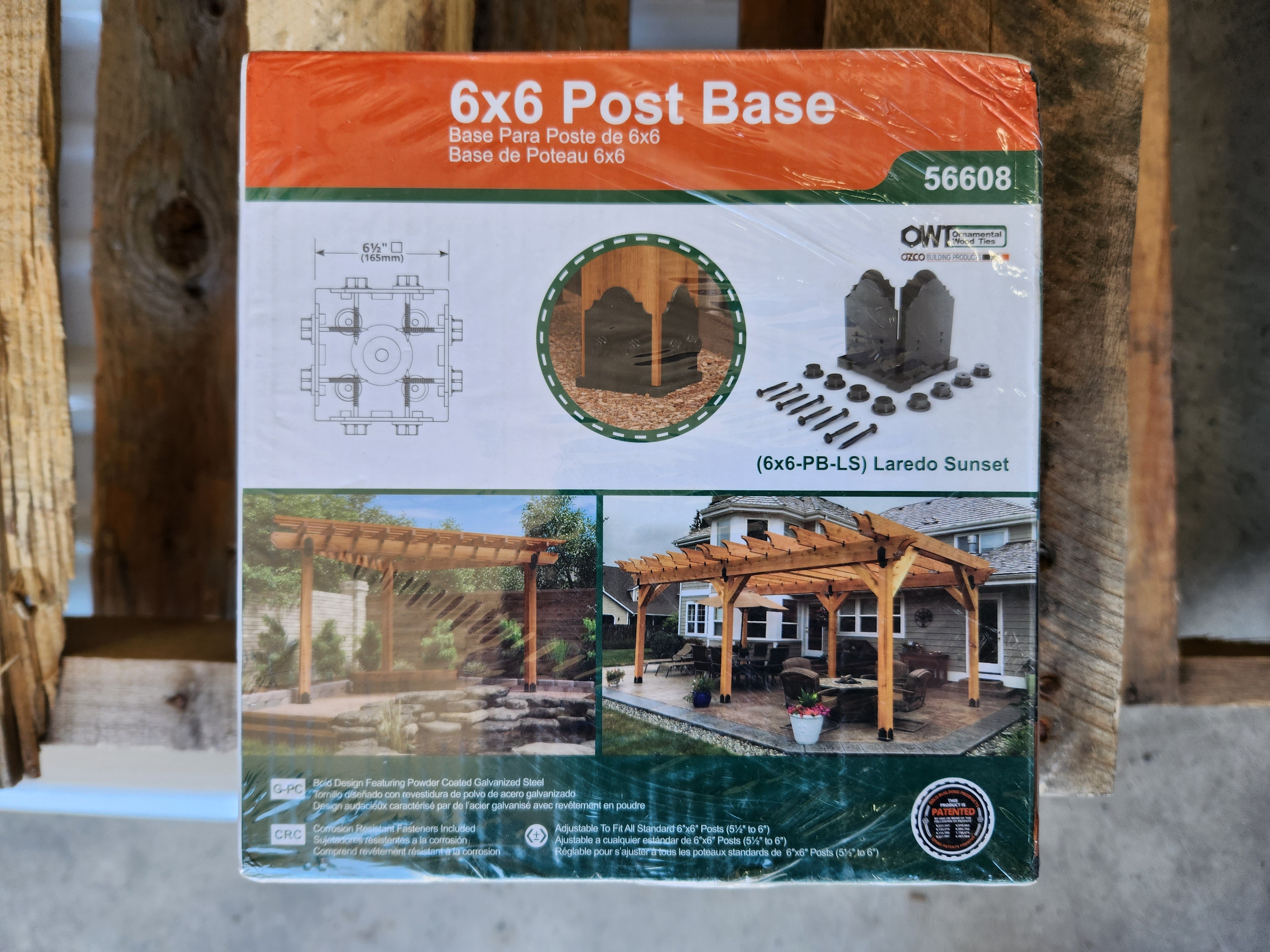 6″x6″ Post Base – LS
