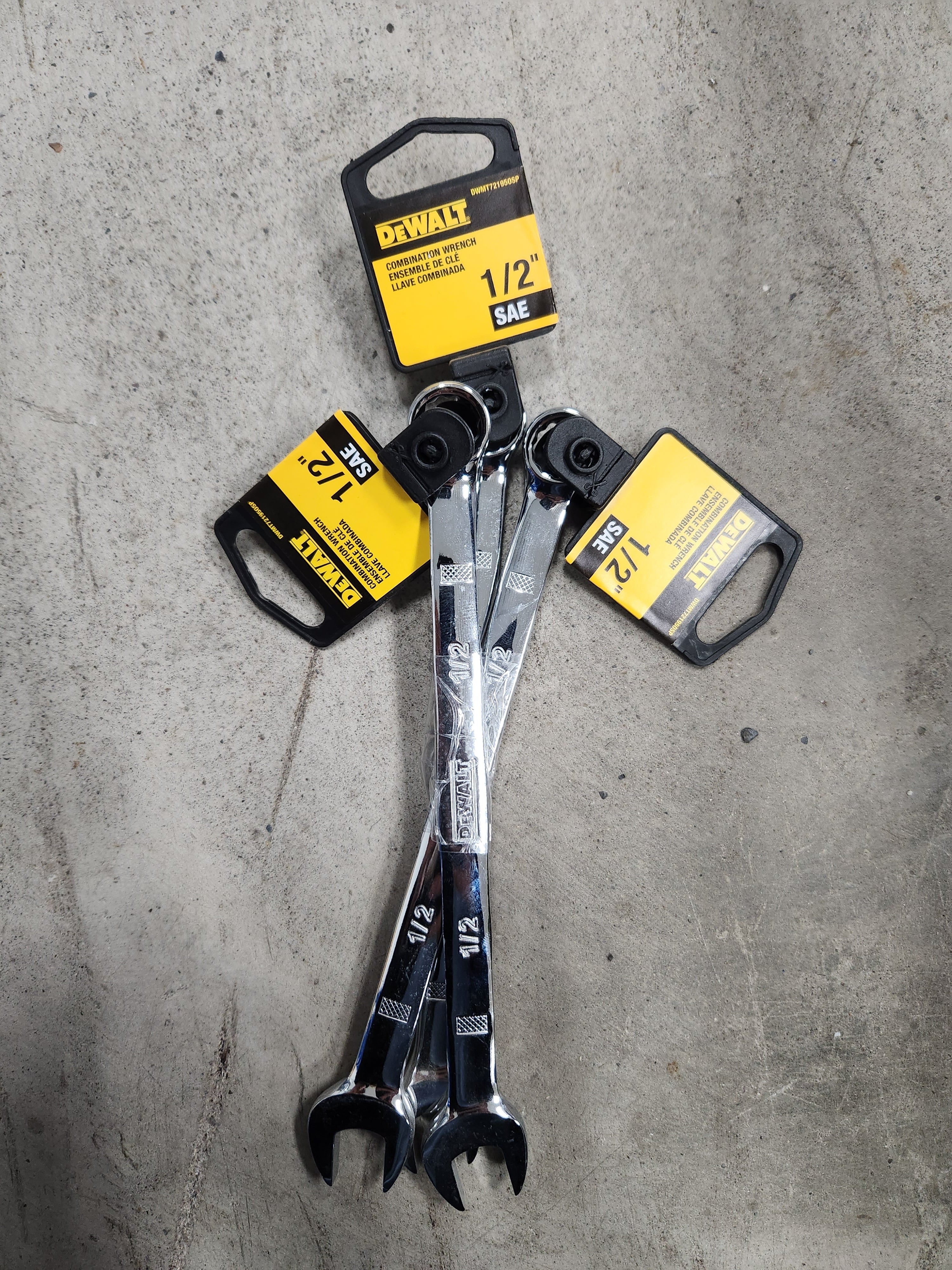 Dewalt Combination Wrenches SAE Standard