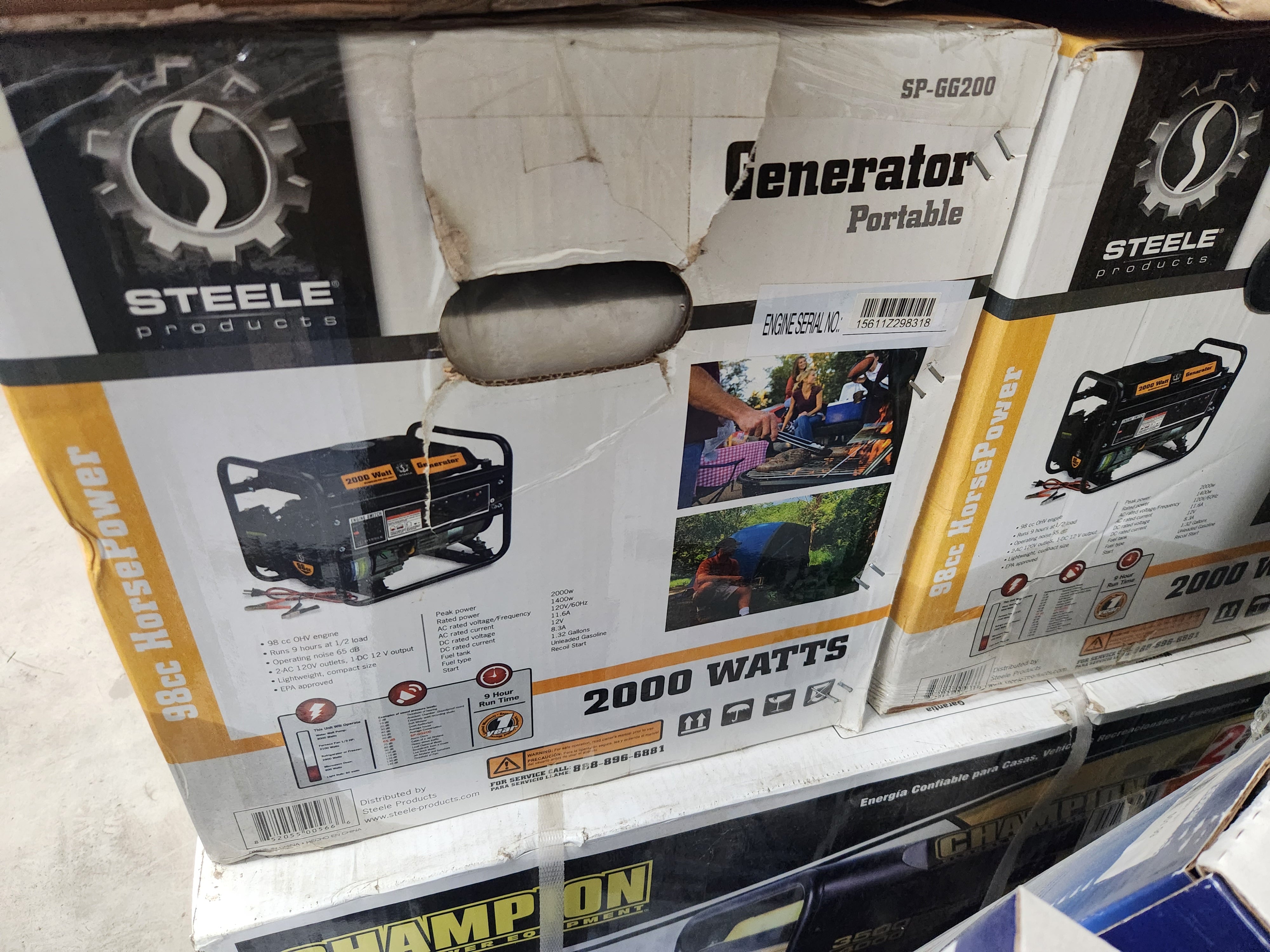 Steele Products Generator Portable - SP-GG200