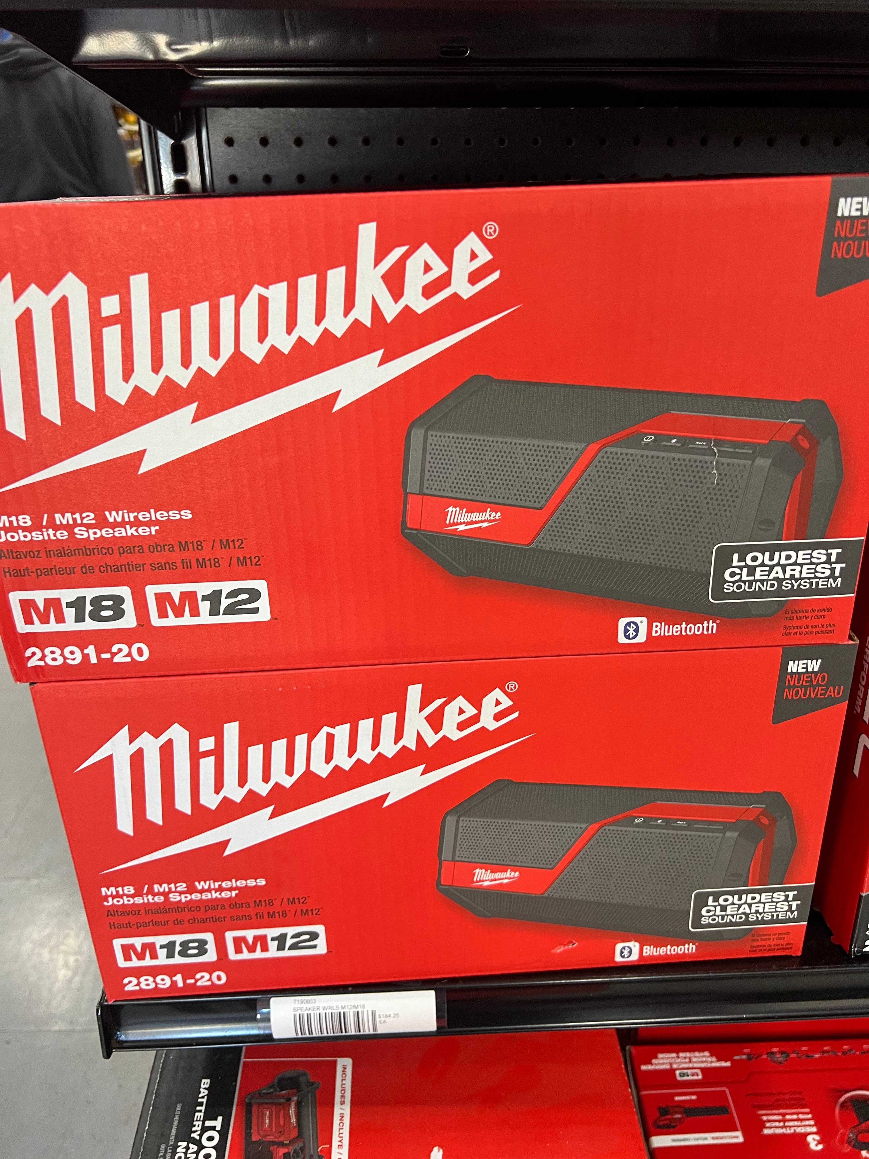 Milwaukee Bluetooth speaker